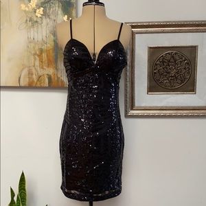 GUESS M sequin dress for a fun night out!